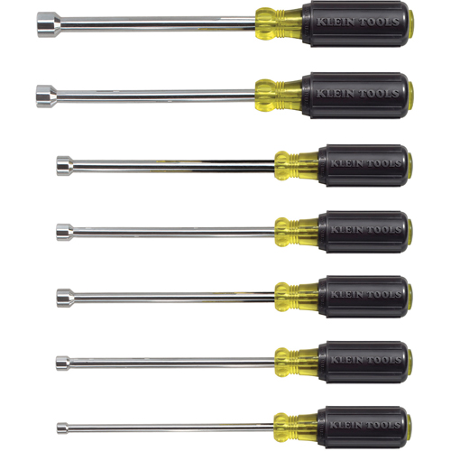Cushion-Grip Nut Driver Set with 6" Shafts, 7 Pcs., Non Magnetic, Imperial Helyx Safety & Industrial Supplies