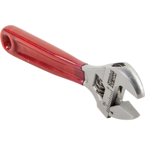 Adjustable Wrench, 4-1/2" L, 1/2" Max Width, Chrome/Polished Helyx Safety & Industrial Supplies