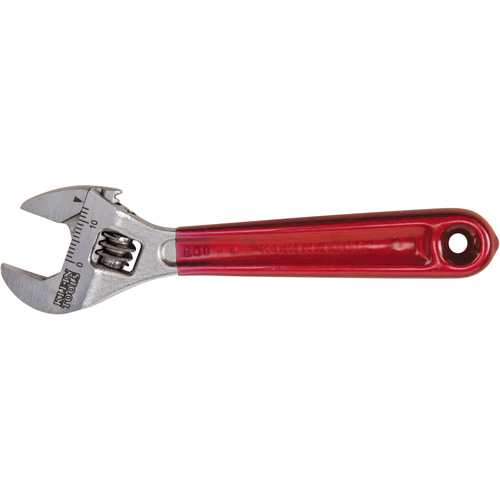 Adjustable Wrench, 4-1/2" L, 1/2" Max Width, Chrome/Polished Helyx Safety & Industrial Supplies
