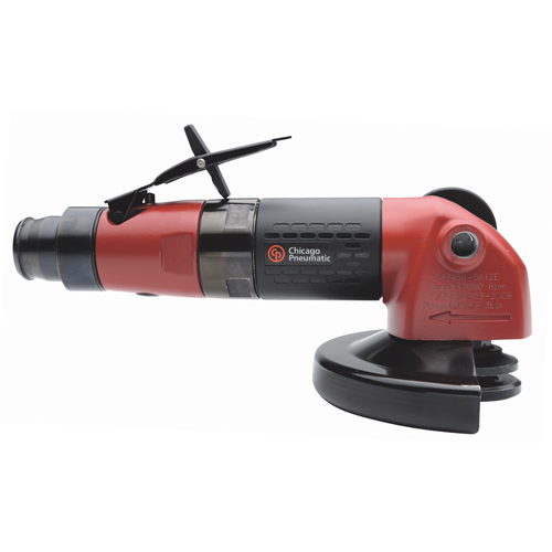 Meuleuses en angle industrielles, Roue 5", Entr&eacute;e 1/2" NPT, 12 000 Tr/min Helyx Safety & Industrial Supplies