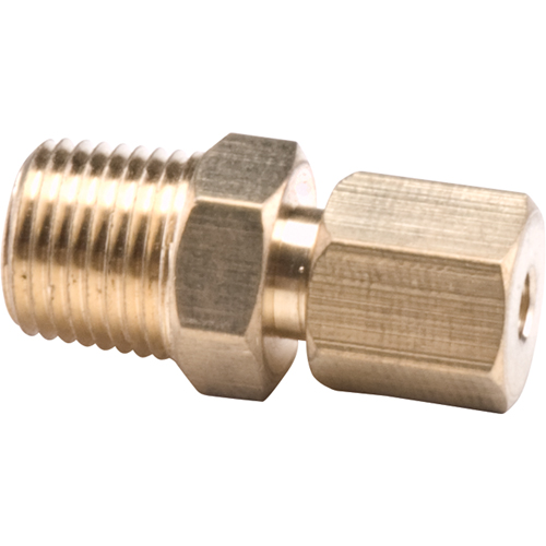 Compression Connectors - Tube to Male Pipe, 3/16" x 1/8" Helyx Safety & Industrial Supplies