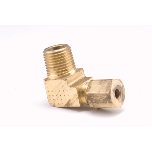 Compression Elbows 90° - Tube to Male Pipe, 1/8" x 1/8" Helyx Safety & Industrial Supplies