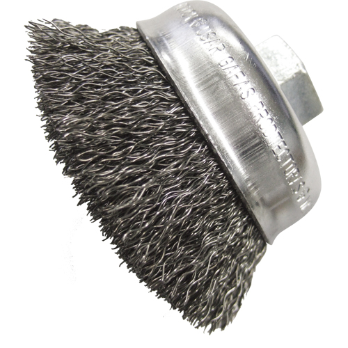 4" Crimped Wire Wheel Cup Brushes Helyx Safety & Industrial Supplies