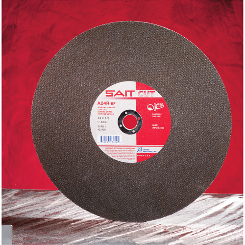 A24N Fast Grinding Wheel, 6" x 1/4", 7/8" Arbor, Aluminum Oxide, Type 27 Helyx Safety & Industrial Supplies