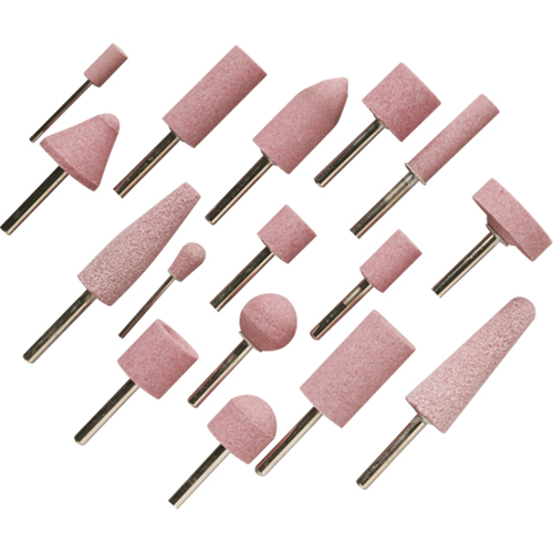 A60R Vitrified Mounted Points, A12, Aluminum Oxide, 11/16" Dia., 1-1/4" L, 60 Grit Helyx Safety & Industrial Supplies