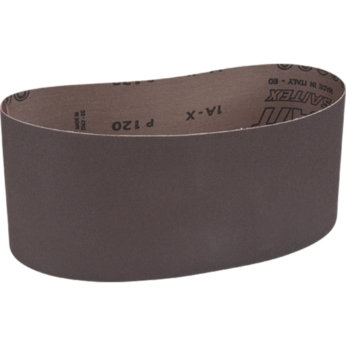 Courroie abrasive pour ponceuse portative, 4" la x 24" lo, Oxyde d'aluminium, Grain 120 Helyx Safety & Industrial Supplies