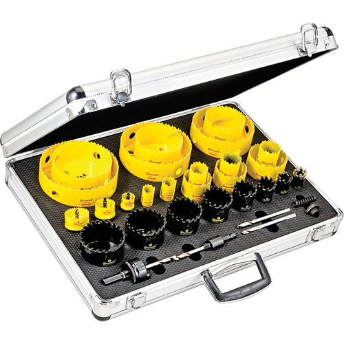 Trousses de scies cloches pour &eacute;lectricien, 31 morcea Helyx Safety & Industrial Supplies