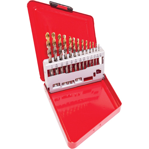 Jobber Drill Set, 13 Pieces, High Speed Steel Helyx Safety & Industrial Supplies