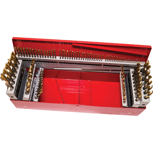 Jobber Drill Set, 115 Pieces, High Speed Steel Helyx Safety & Industrial Supplies