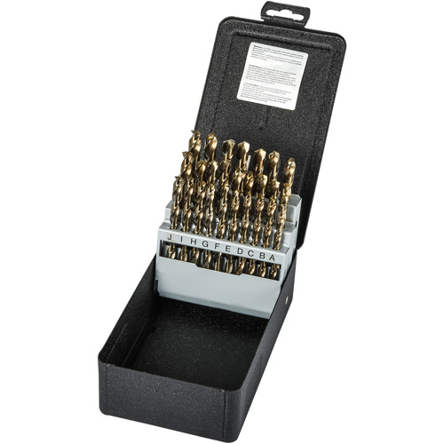 Jobber Length Drill Bit Set, 26 Pieces, High Speed Cobalt Helyx Safety & Industrial Supplies