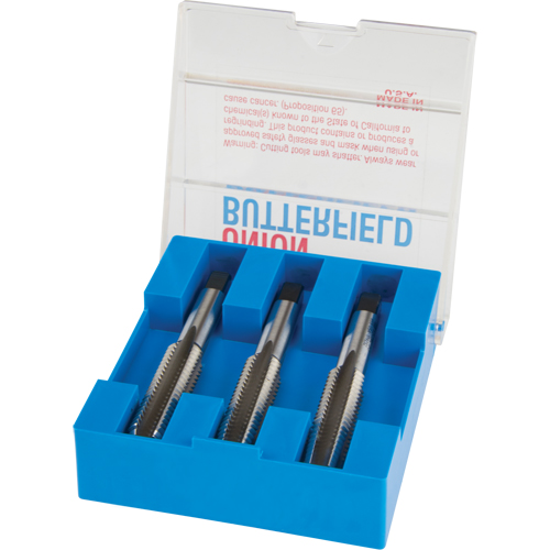 Hand Tap Set, High Speed Steel, 4-40 Thread Helyx Safety & Industrial Supplies