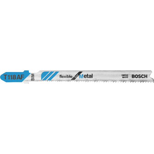 Lame de scie sauteuse flexible, Bim&eacute;tal, 3-5/8" lo, 17-24 dents par pouce Helyx Safety & Industrial Supplies