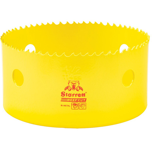 Scie &agrave; cloche bim&eacute;tal 4-1/2", 4-1/2", Profondeur de la coupe 2", Bim&eacute;tal Helyx Safety & Industrial Supplies