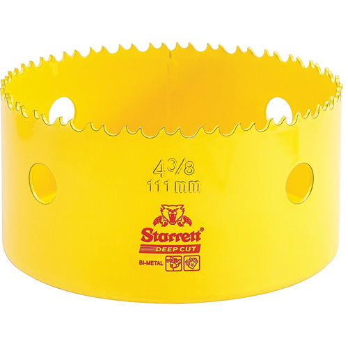 Scie &agrave; cloche bim&eacute;tal 4-3/8", 4-3/8", Profondeur de la coupe 2", Bim&eacute;tal Helyx Safety & Industrial Supplies