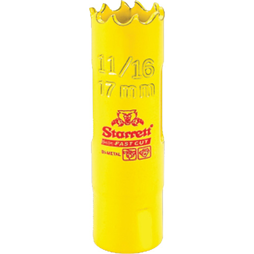 Bi-Metal Holesaw - 11/16", 11/16", 1-5/8" Depth of Cut, Bi-Metal Helyx Safety & Industrial Supplies