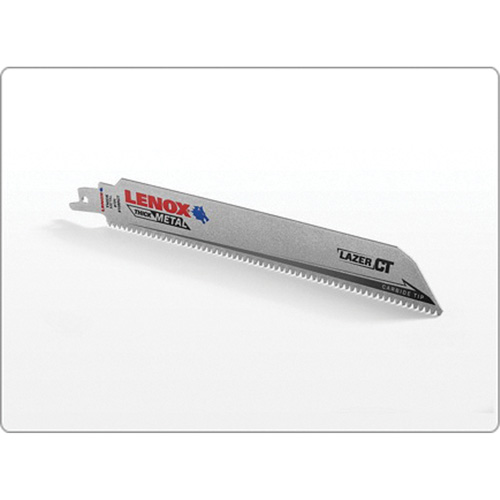 Lazer CT Reciprocating Saw Blade, Carbide, 8 TPI, 9" L x 1" W Helyx Safety & Industrial Supplies