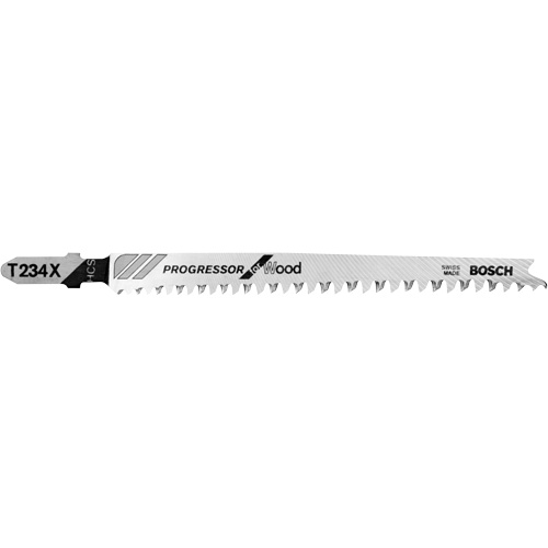 Jigsaw Blade, High-Carbon Steel, T-Shank, 4-5/8" L, 8-12 TPI Helyx Safety & Industrial Supplies