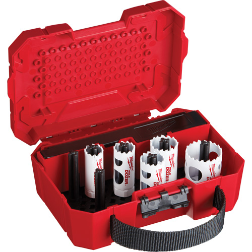 Ensemble de scie cloche Hole Dozer, 9 morceaux Helyx Safety & Industrial Supplies