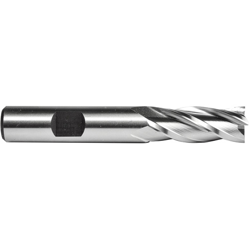 Fraise en bout C615, 1/4" dia., 4 cannelures, Acier rapide Helyx Safety & Industrial Supplies
