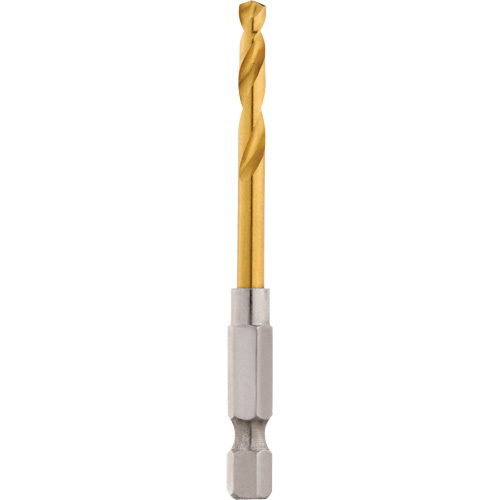 Shockwave Drill Bit, 11/64", Titanium, 1-3/32" Flute, 135° Point Helyx Safety & Industrial Supplies