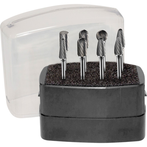 Double Cut Rotary Burr Set, 8 Pieces Helyx Safety & Industrial Supplies