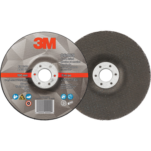 Cut & Grind Wheel, 6" x 1/8", 7/8" Arbor, Type 27, Ceramic Helyx Safety & Industrial Supplies