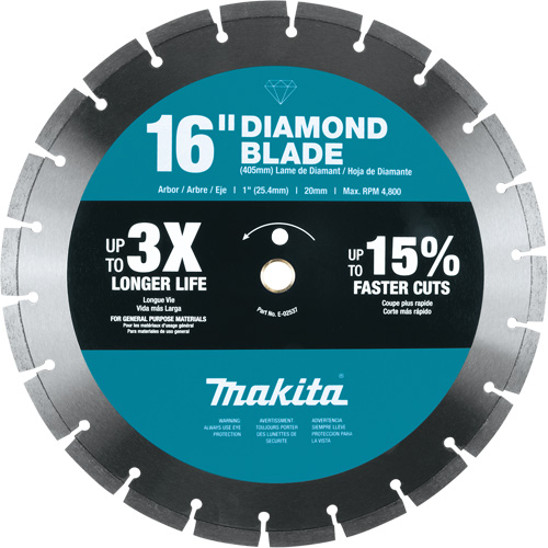 Lame diamant &agrave; bordure segment&eacute;e Helyx Safety & Industrial Supplies
