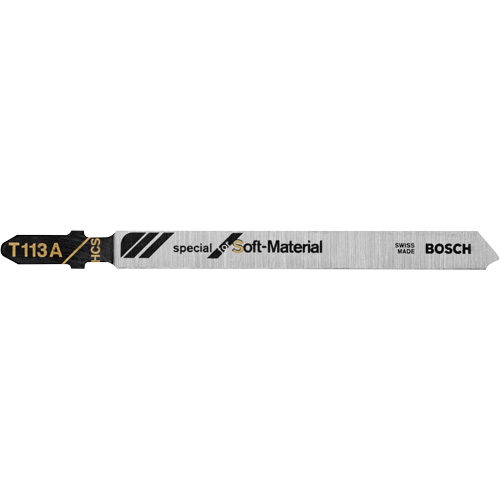 Knife-Edge Jigsaw Blades, High-Carbon Steel, T-Shank, 4" L Helyx Safety & Industrial Supplies