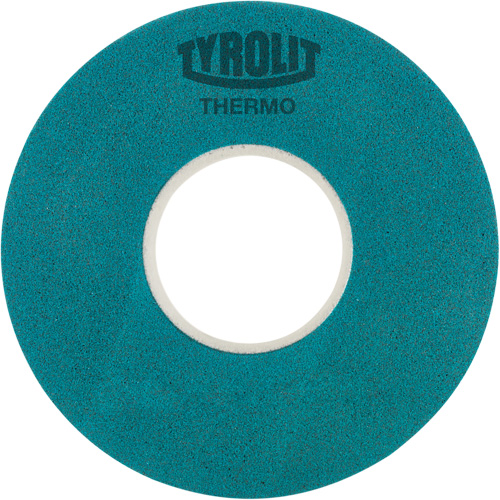 Meule plate simple thermique &agrave; liant &eacute;lastique, 7-7/8" x 0,787", Arbre 3", Type 1 Helyx Safety & Industrial Supplies
