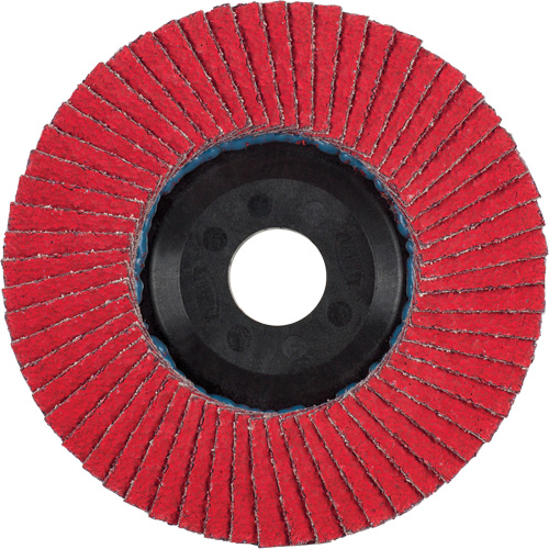 Disque &agrave; lamelles, 4-1/2" x 5/8"-11, Type 27, Grain 40, C&eacute;ramique Helyx Safety & Industrial Supplies