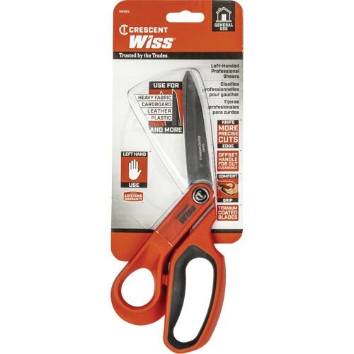 Tradesman Shears, 10", Rings Handle Helyx Safety & Industrial Supplies