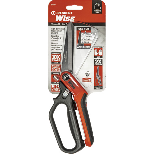 Heavy-Duty Tradesman Shears, 11", Single Ring Handle Helyx Safety & Industrial Supplies