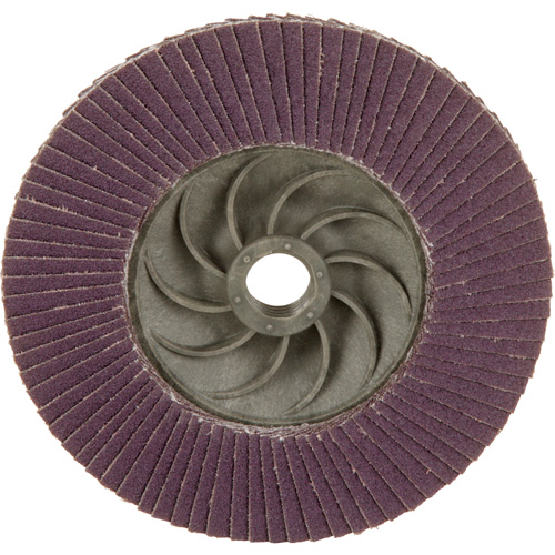Disque &agrave; lamelles &agrave; changement rapide 769F, 4-1/2" x 5/8"-11, Type 29, Grain 120+, C&eacute;ramique Helyx Safety & Industrial Supplies