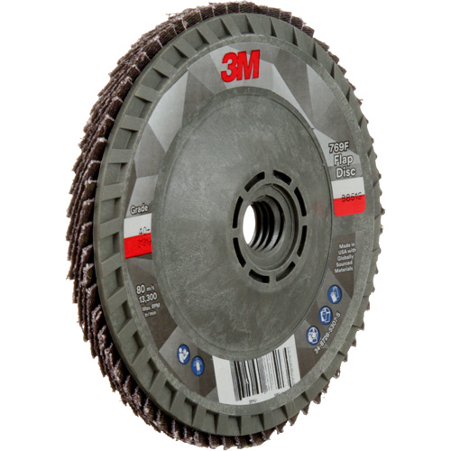 Disque &agrave; lamelles &agrave; changement rapide 769F, 4-1/2" x 5/8"-11, Type 29, Grain 40+, C&eacute;ramique Helyx Safety & Industrial Supplies