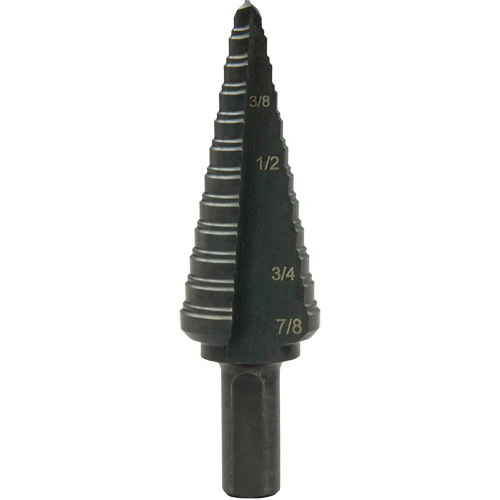 Fraise &eacute;tag&eacute;e &agrave; trous multiples, 3/16"/4,8 mm - #4/22,2 mm/7/8" Helyx Safety & Industrial Supplies