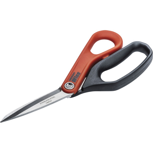 Stainless Steel All Purpose Tradesman Shears, 8-1/2", Rings Handle Helyx Safety & Industrial Supplies