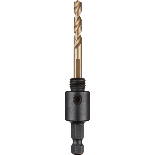 Hole Dozer Hole Saw Small Arbor with Cobalt Pilot Bit, 0" - 1-3/16", 1/4" Shank Helyx Safety & Industrial Supplies