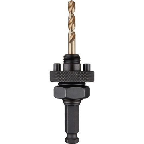 Hole Dozer Hole Saw Large Arbor with Cobalt Pilot Bit, 1-1/4" and Larger, 1/4" Shank Helyx Safety & Industrial Supplies