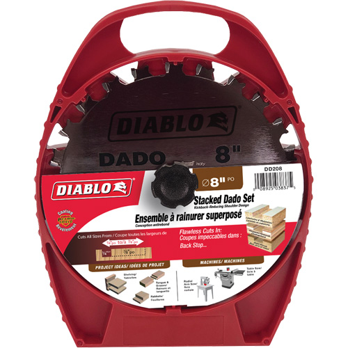 Carbide Stacked Dado Saw Blade Set Helyx Safety & Industrial Supplies