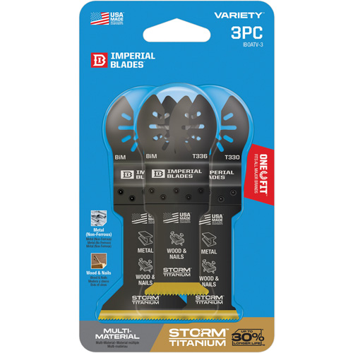 Jeu de lames en titane pour le m&eacute;tal et le bois Storm One Fit Helyx Safety & Industrial Supplies