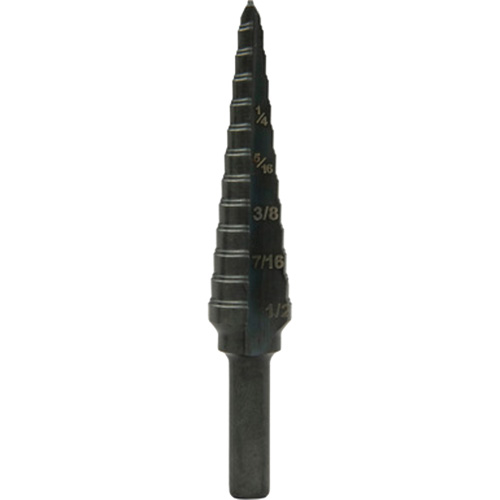 Foret &eacute;tag&eacute;, 1/8"/3,2 mm - 1/2"/12,7 mm Helyx Safety & Industrial Supplies