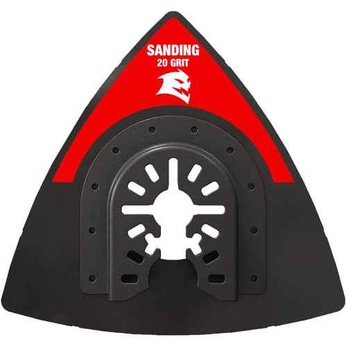 Plaque de ponçage oscillante &agrave; grain 20 de taille universelle 3-1/2" Helyx Safety & Industrial Supplies