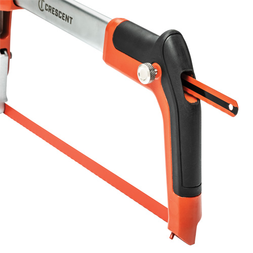 Fast Tension Hacksaw with Dual Material Handle, 12", Ergonomic Handle Helyx Safety & Industrial Supplies