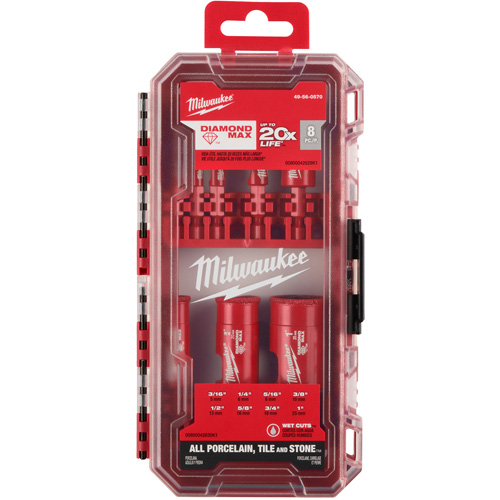 Foret pour scie-cloche Diamond Max, 8 morceaux Helyx Safety & Industrial Supplies
