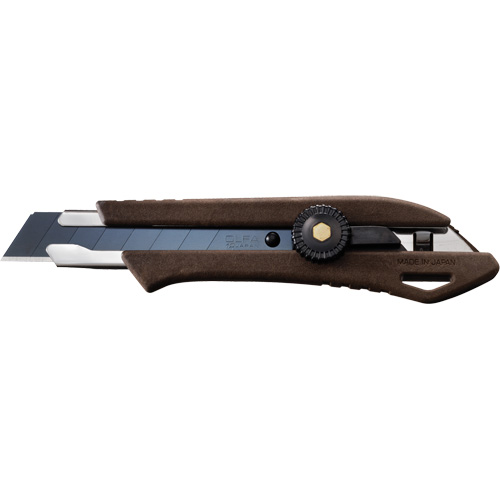 Couteau avec verrou &agrave; cliquet, 18 mm, Prise en Bois Helyx Safety & Industrial Supplies