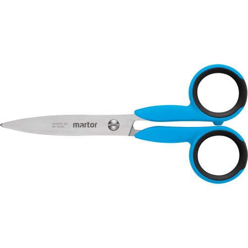 Secumax 363 Safety Scissors, 5-7/25", Rings Handle Helyx Safety & Industrial Supplies