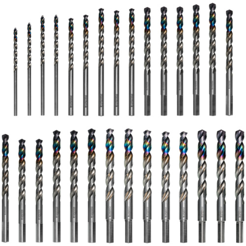 Metal Demon Drill Bit Set for Mild, Hardened and Stainless Steels, 29 Pieces Helyx Safety & Industrial Supplies