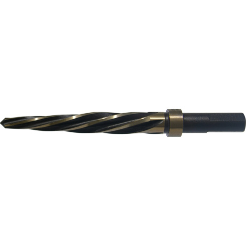 CLE-LINE 2619 Car Reamer, 1/2", Spiral Flute, High Speed Steel, Straight/3-Flat Shank Helyx Safety & Industrial Supplies