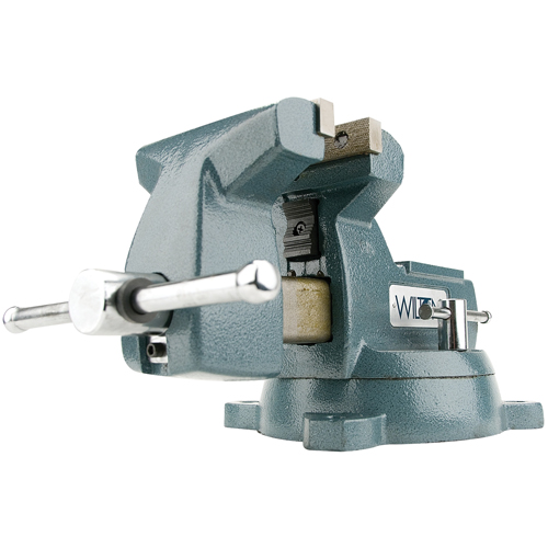Mechanic's Vises, 4" Jaw Width, 3-7/16" Throat Depth Helyx Safety & Industrial Supplies