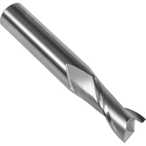 S108 30° Square End Mill, 1/4" Dia., 2-1/2" L, 2 Flutes, 1/4" Shank, Carbide Helyx Safety & Industrial Supplies